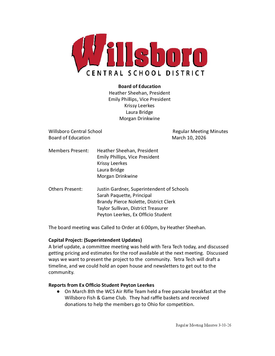 Willsboro Central School District