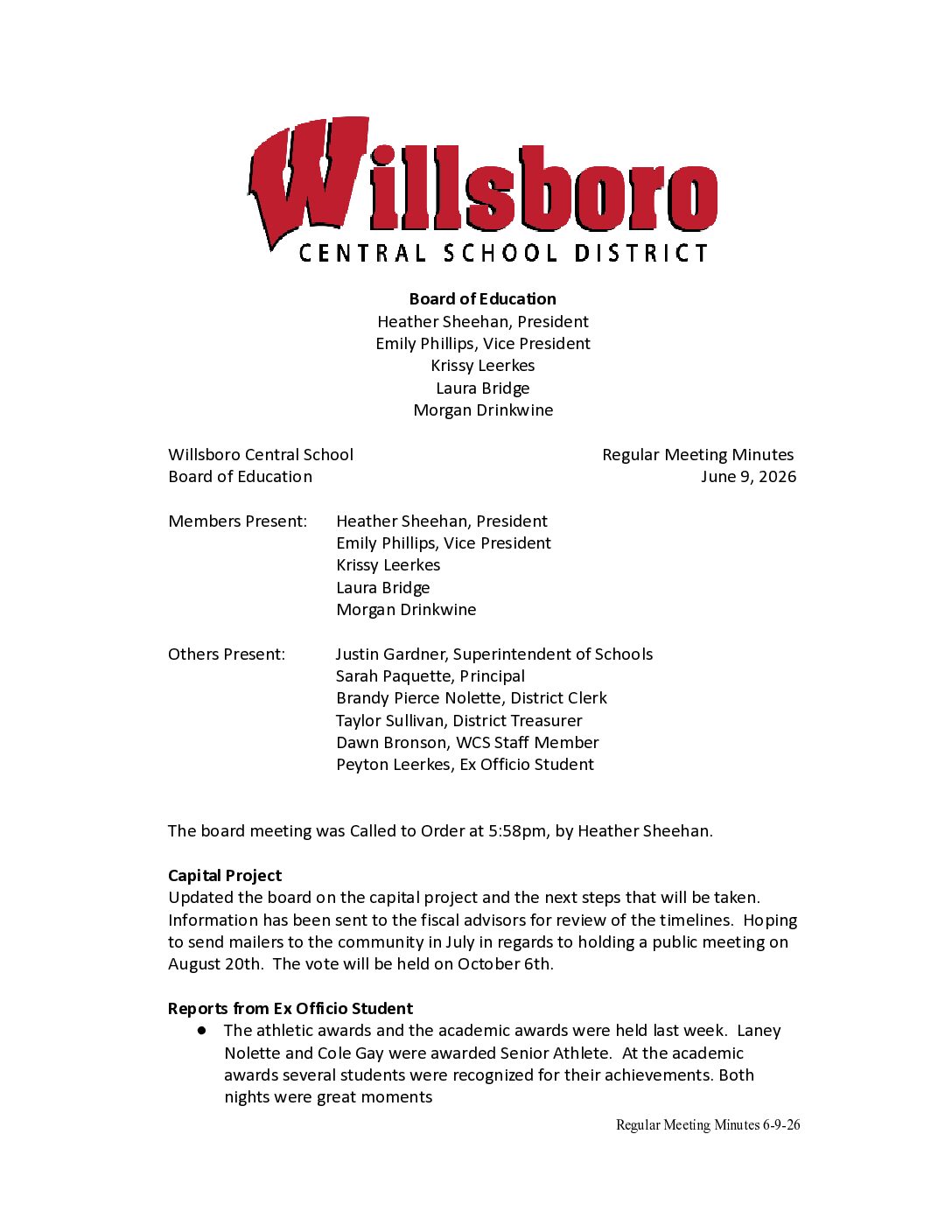 Willsboro Central School District