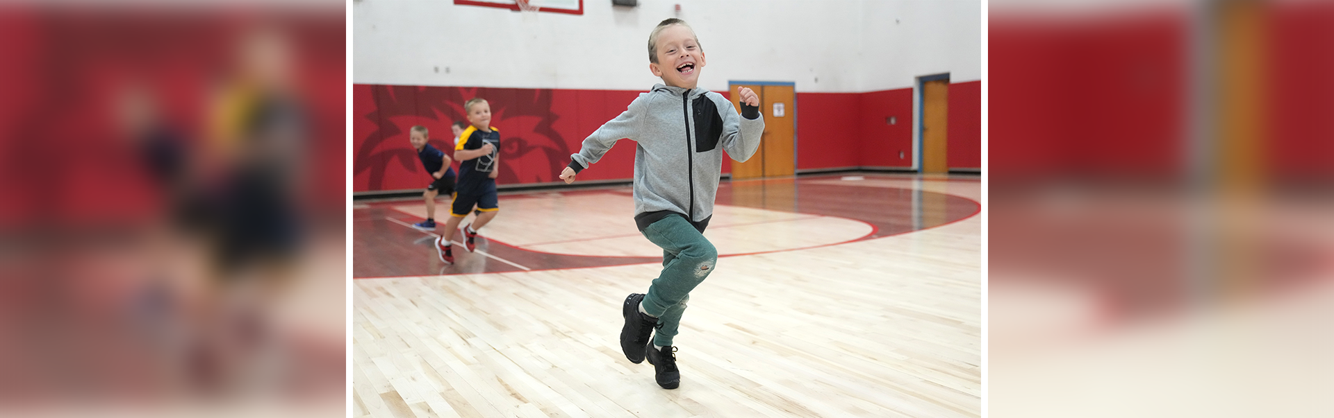 Image of someone enjoying a full sprint.