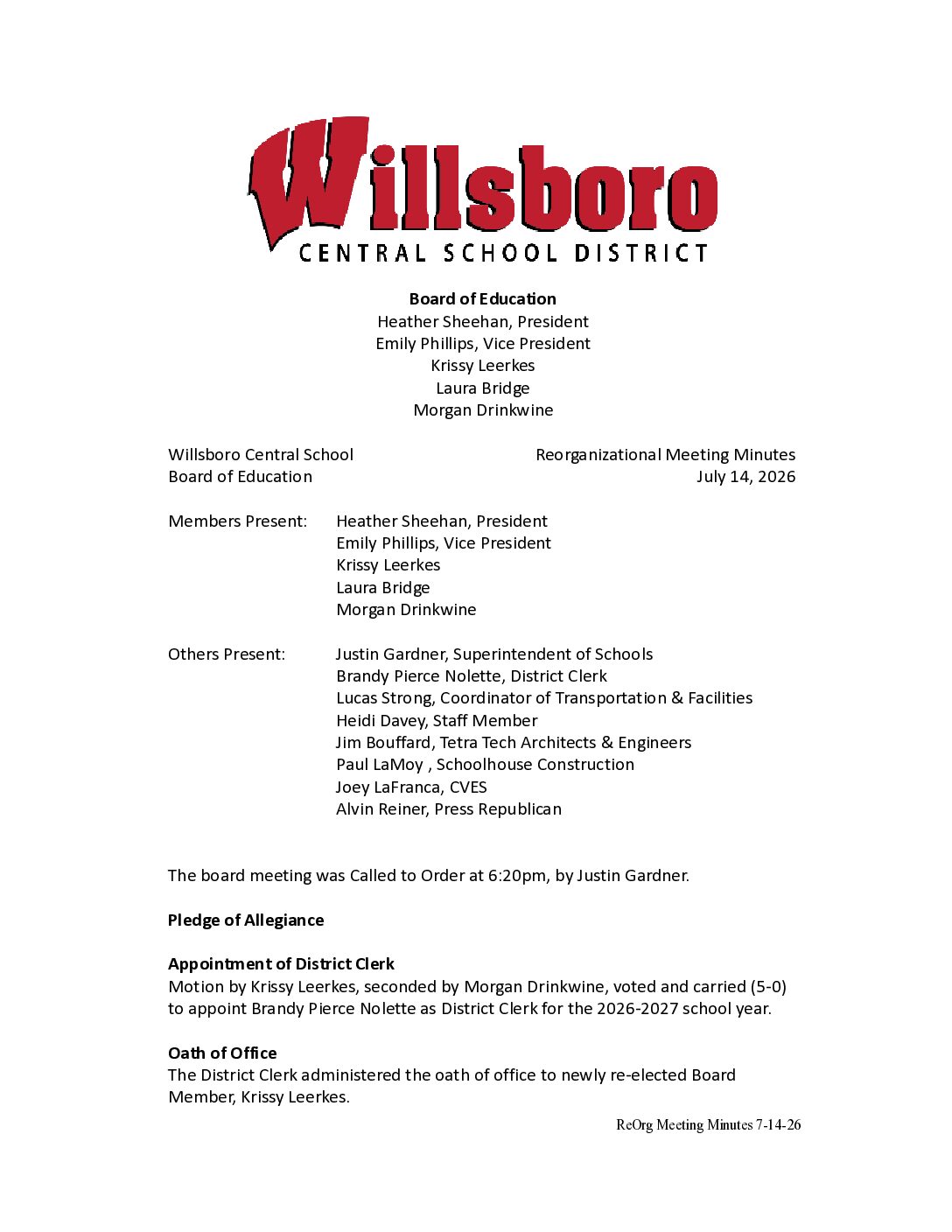Willsboro Central School District